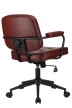 Кресло для персонала Riva Design Chair CHESTER W-221 бургунди экокожа - 3
