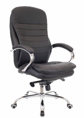 Кресло для руководителя Everprof Valencia M экокожа черная EC-330-2 PU Black